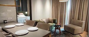Dining area in Studio Apartment at M3M My Den, Sector 67 – for Rent