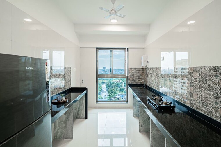 Kitchen, raj-infinia 3 Bedroom 1095 Sq.Ft. Apartment In Malad West Mumbai 10602243
