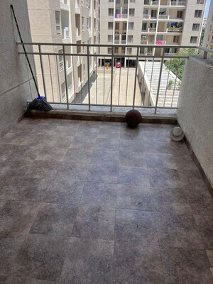 Balcony in 2 BHK Apartment at Abhinav Pebbles Urbania, Bavdhan – for Rent