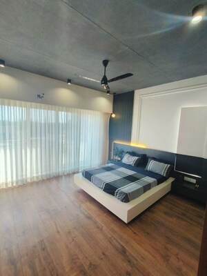 Bedroom in 4 BHK Penthouse at Polaris by Swaran Raga, Sevasi – for Sale