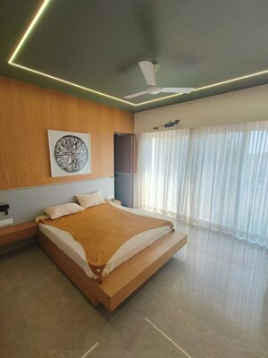 Bedroom in 5 BHK Penthouse at Polaris by Swaran Raga, Sevasi – for Sale