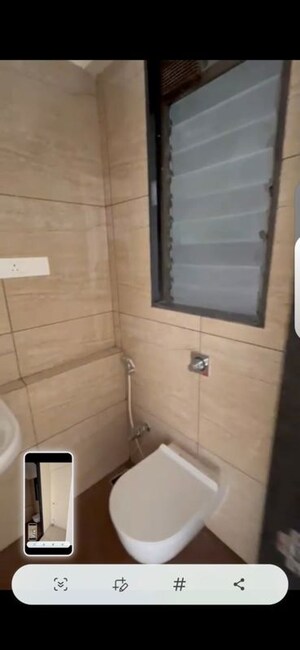 Bathroom in 1 BHK Apartment at Sushanku Avenue 36, Goregaon West – for Rent