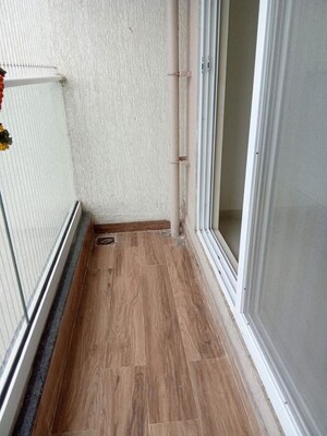 Balcony in 1 BHK Apartment at Ashar Arize, Kalwa – for Rent