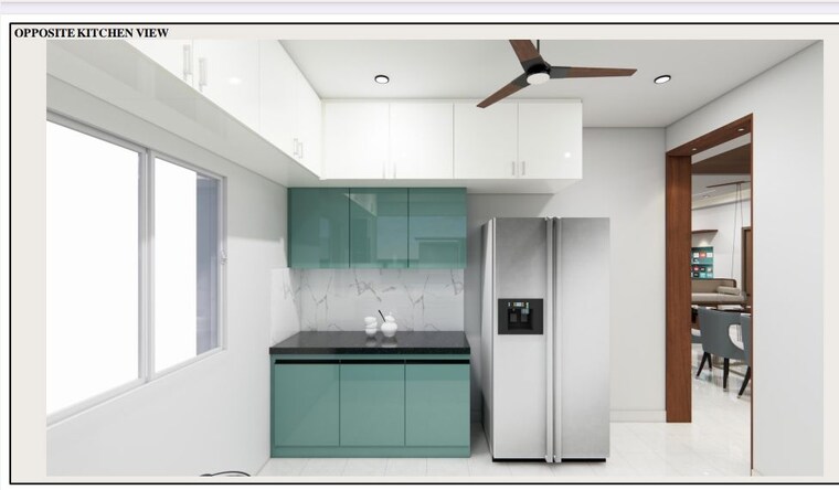 Kitchen, my-home-sayuk 3 Bedroom 1967 Sq.Ft. Apartment In Tellapur Hyderabad 10646330