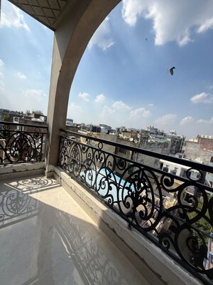 Balcony in 2 BHK Builder Floor at Freedom Fighters Enclave – for Rent