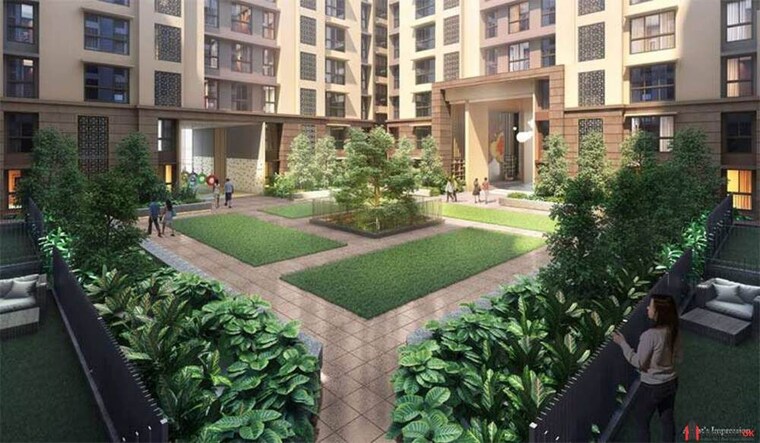 Garden, lodha-sterling 3 Bedroom 1266 Sq.Ft. Apartment In Kolshet Road Thane 10646394