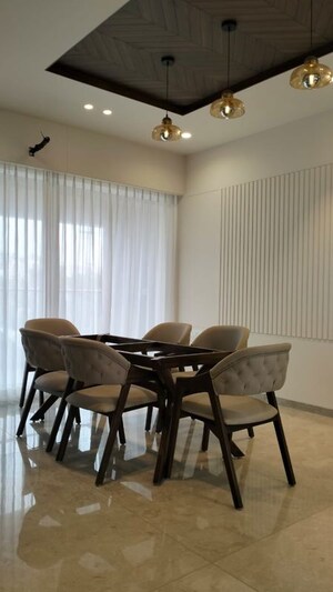Dining area in 4 BHK Apartment at Madhuvan Impression, Sevasi – for Sale