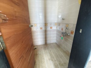 Bathroom in 1 BHK Apartment at Parshwanath Galaxy Avenue, Nalasopara East – for Rent