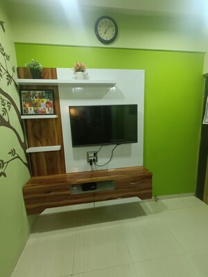 Living Room in 1 BHK Apartment at Sanghvi Sanghvi Nagar, Mira Road East – for Rent