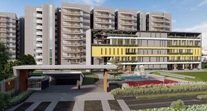 3 BHK Apartment – Exterior View View at Hallmark Sunnyside, Manchirevula - for Rent