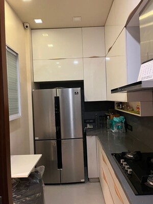 Kitchen in 2.5 BHK Apartment at Worli Sea Face – for Rent