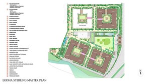 Master Plan in 4 BHK Apartment at Lodha Sterling, Kolshet Road – for Sale