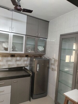 Kitchen in 2 BHK Apartment at Uma Sparta, Ghodbunder Road – for Rent