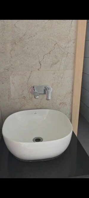 Bathroom in 3 BHK Apartment at Rama Metro Life, Tathawade – for Rent