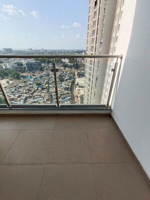 Balcony in 3 BHK Apartment at Runwal The Central Park, Chinchwad – for Sale