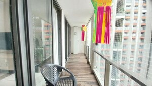 Balcony in 3 BHK Apartment at Wadala – for Rent