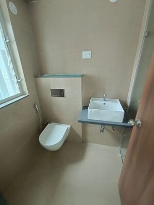 Bathroom in 4 BHK Apartment at Runwal The Central Park, Chinchwad – for Sale