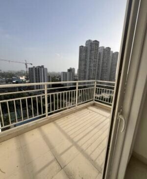 Balcony in 3 BHK Apartment at Puri Emerald Bay, Sector 104 – for Rent