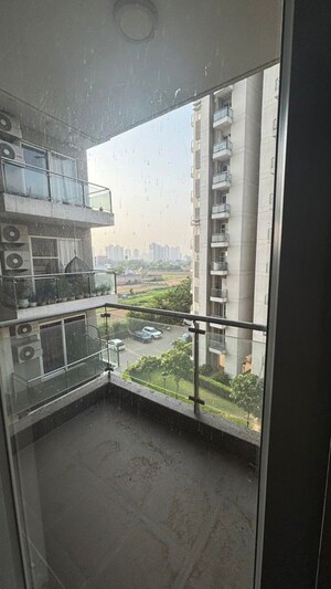 Balcony in 3.5 BHK Apartment at Microtek Greenburg, Sector 86 – for Rent