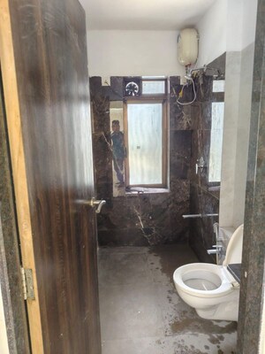 Bathroom in 2 BHK Apartment at Shapoorji Pallonji BKC 28, Bandra East – for Rent
