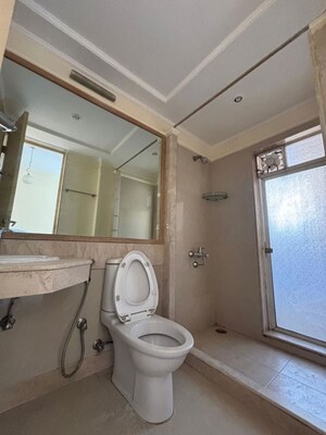 Bathroom in 3 BHK Apartment at Hiranandani Gardens Eldora, Powai – for Rent