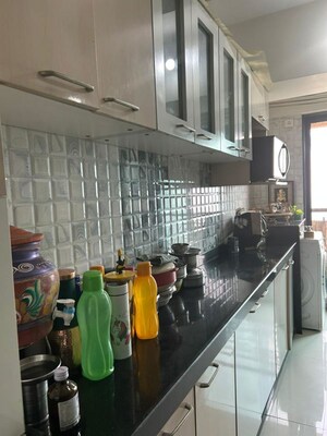 Kitchen in 2 BHK Apartment at Mayfair Hillcrest, Powai – for Rent