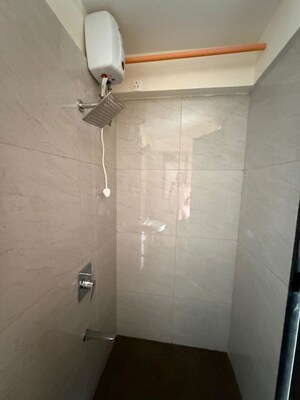 Bathroom in 2.5 BHK Apartment at Chandak 34 Park Estate, Goregaon West – for Rent