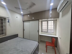 Bedroom in 1 BHK Builder Floor at Kondapur – for Rent