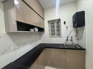 Kitchen in 1 BHK Builder Floor at Kondapur – for Rent