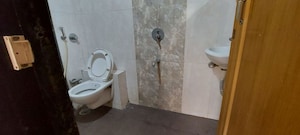 Bathroom in 2 BHK Apartment at Krishna Heights Ghansoli, Ghansoli – for Rent