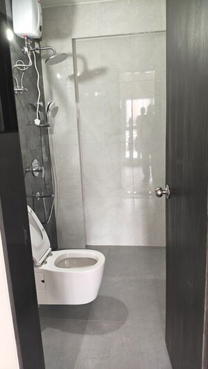 Bathroom in 1 BHK Apartment at The Baya Central, Lower Parel – for Rent