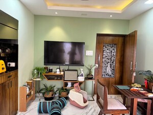 Living Room in 2 BHK Apartment at Royal Palms Garden View, Goregaon East – for Rent