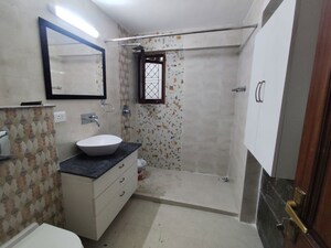 Bathroom in 3.5 BHK Apartment at Maharishi Dayanand CGHS, Vasant Kunj – for Rent