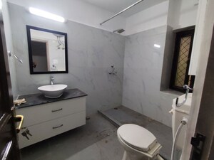 Bathroom in 3.5 BHK Apartment at Maharishi Dayanand CGHS, Vasant Kunj – for Rent