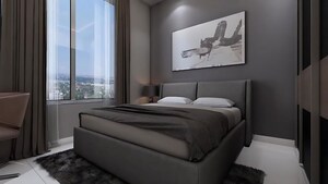 Bedroom in 2.5 BHK Apartment at Goel Ganga Altus, Kharadi – for Sale