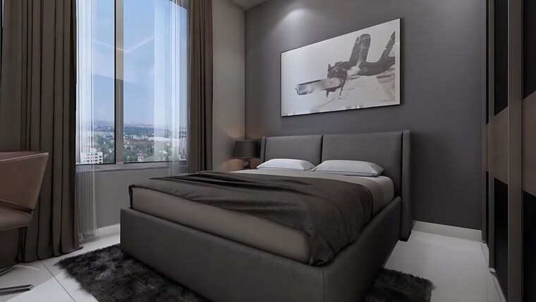 Bedroom, goel-ganga-altus 2.5 Bedroom 1250 Sq.Ft. Apartment In Kharadi Pune 10646958