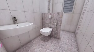 Bathroom in 2.5 BHK Apartment at Goel Ganga Altus, Kharadi – for Sale