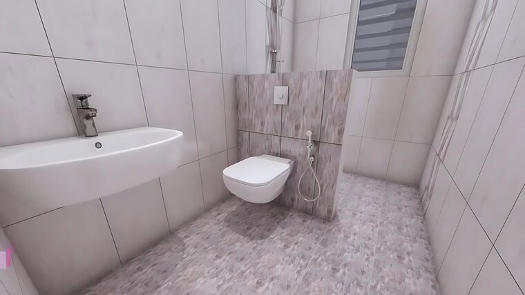 Bathroom, goel-ganga-altus 2.5 Bedroom 1250 Sq.Ft. Apartment In Kharadi Pune 10646958