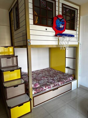 Bedroom in 3 BHK Apartment at Mahindra Windchimes, Bannerghatta Road – for Rent