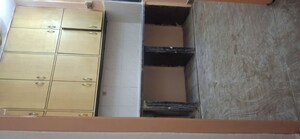 Kitchen in 1 RK Apartment at Gharonda Housing, Ghansoli – for Rent