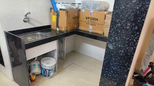 Kitchen in 1 RK Apartment at Dolphin Makhdoomi Palace, Santacruz East – for Sale