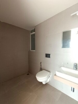 Bathroom in 2 BHK Apartment at Akshar Alvario, Seawoods – for Rent