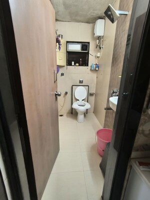 Bathroom in 3 BHK Apartment at Bhakti Avenue, Seawoods – for Rent