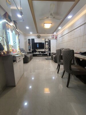 Kitchen in 3 BHK Apartment at Bhakti Avenue, Seawoods – for Rent