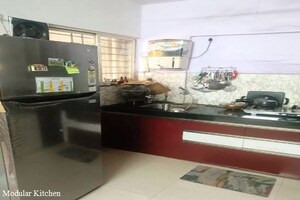 Kitchen in 1 BHK Apartment at Gulmohar Serene, Kharadi – for Rent
