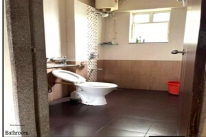 Bathroom in 1 BHK Apartment at Gulmohar Serene, Kharadi – for Rent