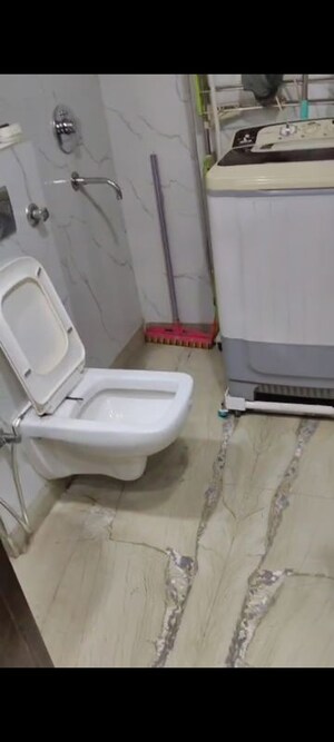 Bathroom in 3 BHK Builder Floor at Dashrath Puri – for Sale