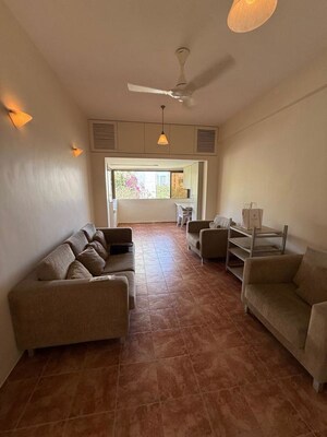 Living Room in 1 BHK Apartment at Pushpa Vihar CHS, Colaba – for Rent