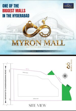  Office Space – Map Location View at Myron Mall, Bachupally - for Sale