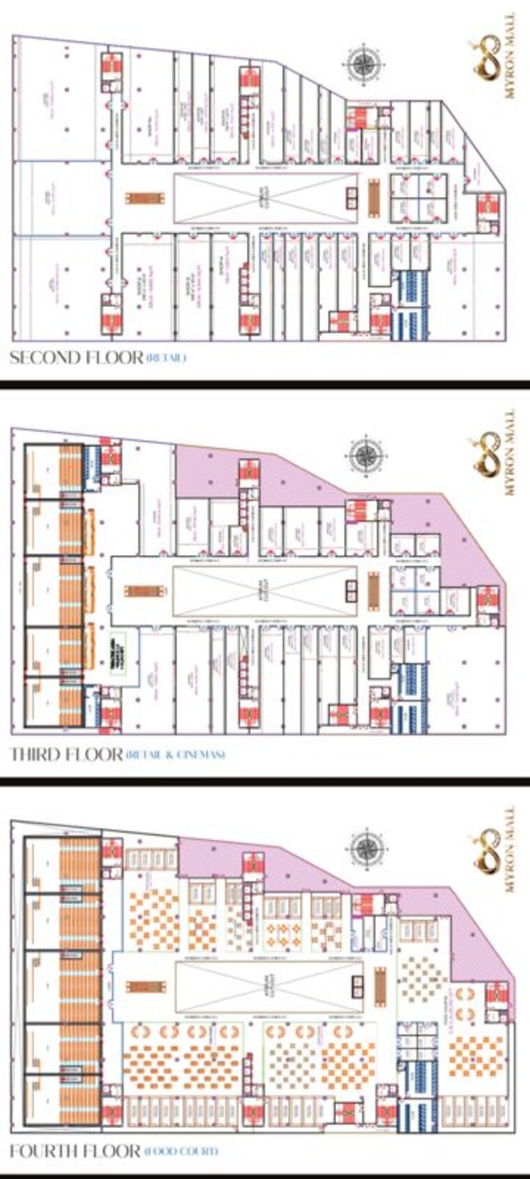 Floor Plan, myron-mall Commercial Office Space 500 Sq.Ft. In Bachupally Hyderabad 10647160